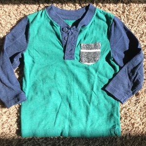 Toddler Boys Longsleeve Pocket Tee 18mo